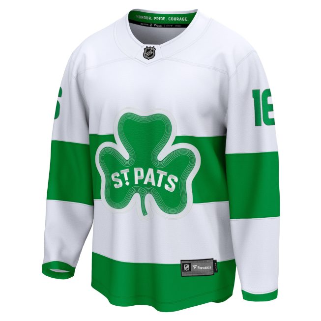 Mitch Marner Toronto Maple Leafs Fanatics St. Patricks Alternate Premier Breakaway Player Jersey - White - Image 2