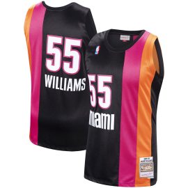 Jason Williams Miami Heat Mitchell & Ness 2005/06 Hardwood Classics Swingman Jersey - Black