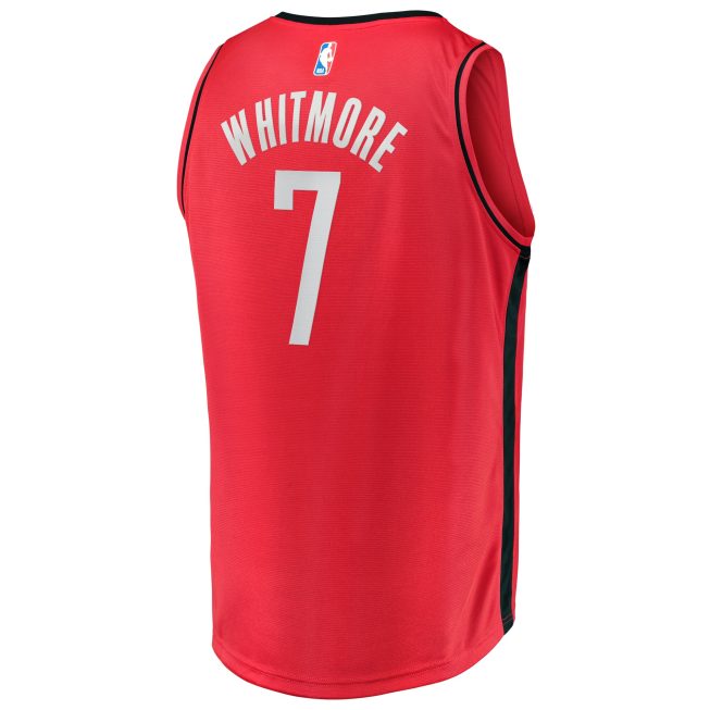 Cam Whitmore Houston Rockets Fanatics Fast Break Replica Player Jersey - Icon Edition - Red - Image 3