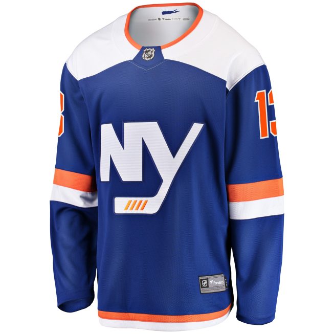 Mathew Barzal New York Islanders Fanatics Alternate Breakaway Jersey - Blue - Image 2