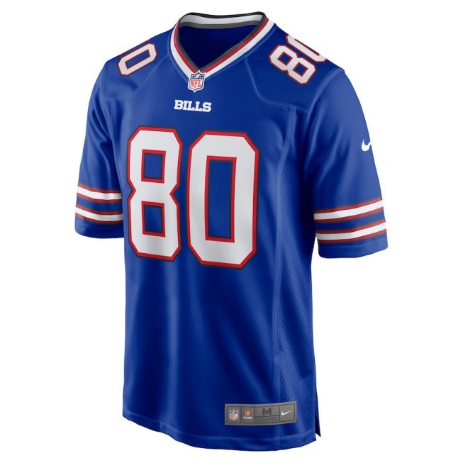Tyrell Shavers 80 Buffalo Bills Men Team Game Jersey - Royal - Image 2