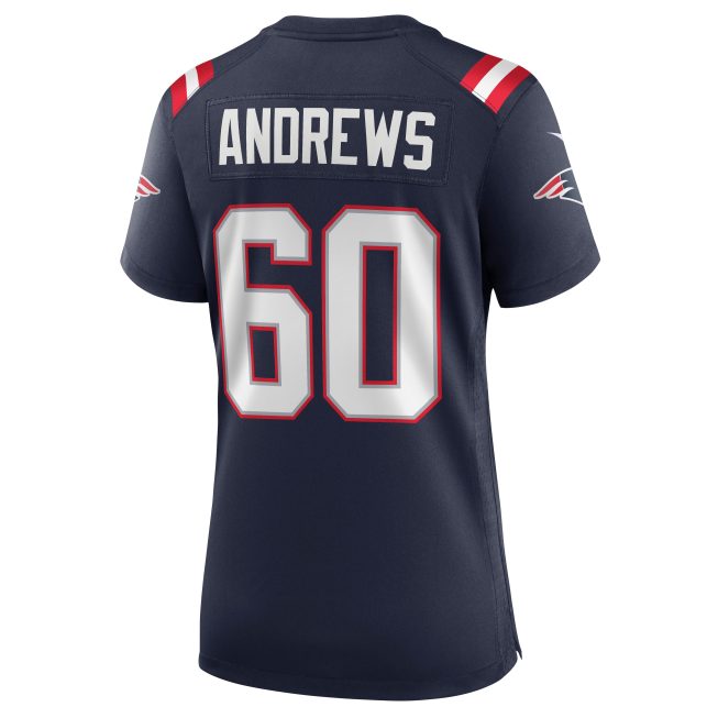 David Andrews New England Patriots Women's Game Jersey - Navy - Image 3