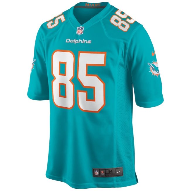 Mark Duper 85 Miami Dolphins Men Game Retired Jersey - Aqua - Image 2