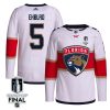 Aaron Ekblad 5 Florida Panthers 2024 STANLEY CUP Final Away Breakaway Jersey - Men, White