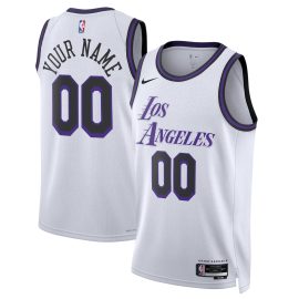 Los Angeles Lakers Unisex 2022/23 Swingman Custom Jersey - City Edition - White