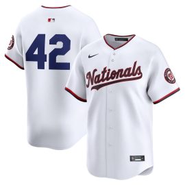 Washington Nationals 2024 Jackie Robinson Day Home Men Limited Jersey - White