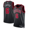 Alex Caruso 6 Chicago Bulls Unisex Swingman Jersey - Statement Edition - Black