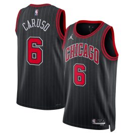 Alex Caruso 6 Chicago Bulls Unisex Swingman Jersey - Statement Edition - Black