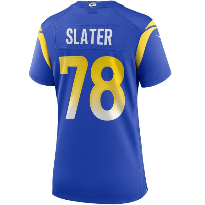 Jackie Slater Los Angeles Rams Women's Game Retired Player Jersey - Royal - Image 3