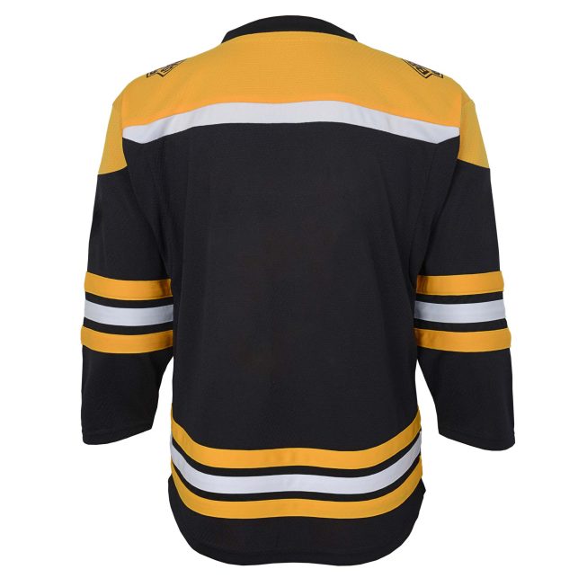 Boston Bruins Preschool Home Replica Jersey - Black - Image 3