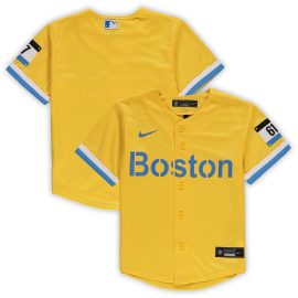 Boston Red Sox Preschool City Connect Replica Team Jersey - Gold
