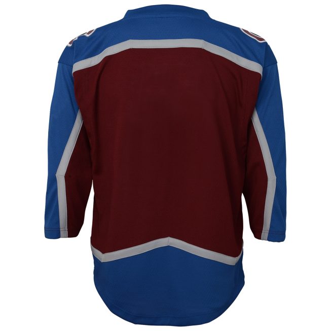 Colorado Avalanche Youth Home Blank Replica Jersey - Burgundy - Image 3