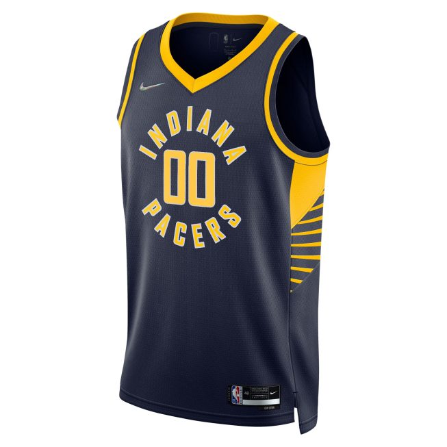 Indiana Pacers 2021/22 Diamond Swingman Custom Jersey - Icon Edition - Navy - Image 2