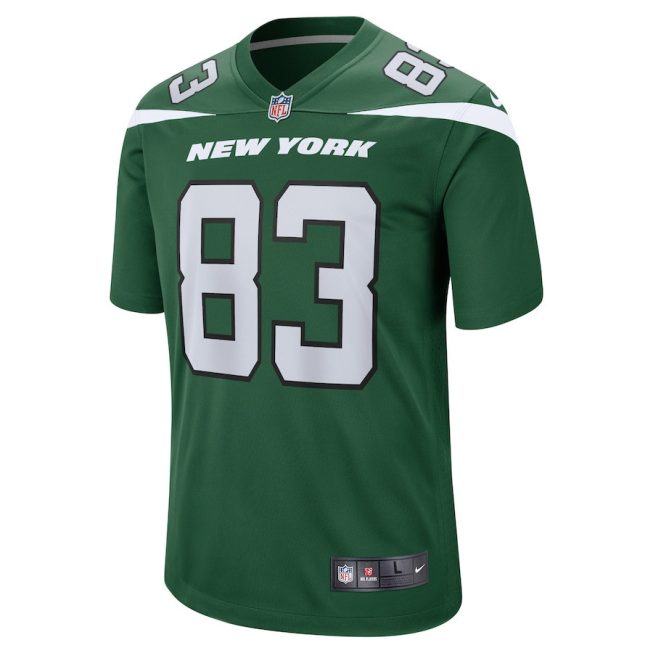 Tyler Conklin 83 New York Jets Men Game Jersey - Gotham Green - Image 2