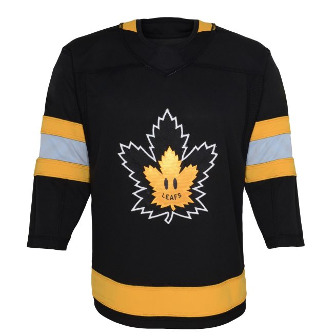 Auston Matthews Toronto Maple Leafs Youth Alternate Premier Player Jersey - Black - Image 3