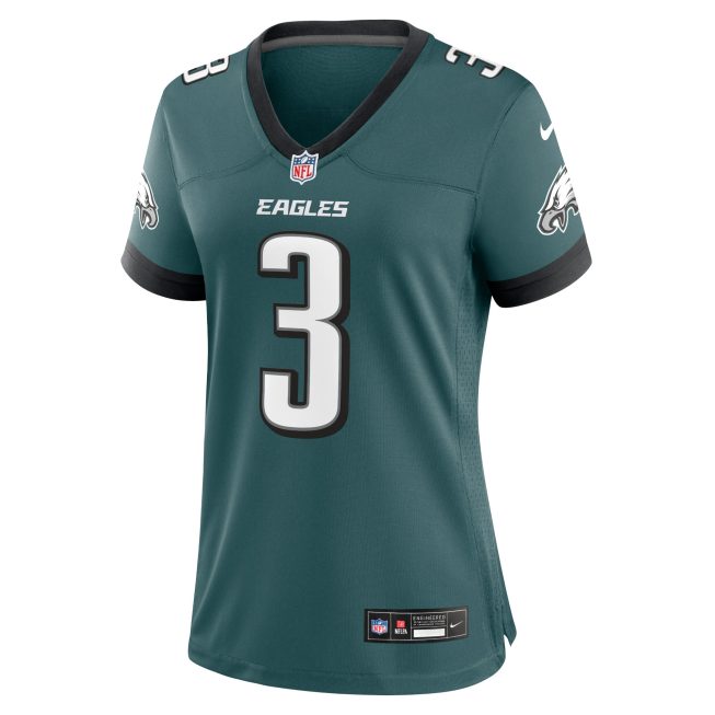 Nolan Smith Philadelphia Eagles Women's Team Game Jersey - Midnight Green - Image 2