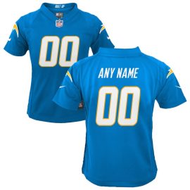Los Angeles Chargers YOUTH Custom Game Jersey - Powder Blue