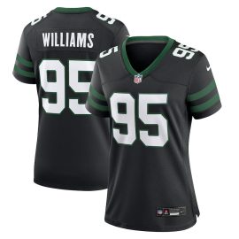 Quinnen Williams 95 New York Jets Alternate Game Women Jersey - Legacy Black