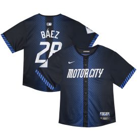 Javier Baez Detroit Tigers Toddler 2024 City Connect Limited Jersey - Navy