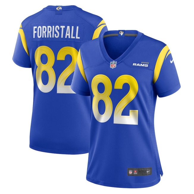 Miller Forristall 82 Los Angeles Rams Women Game Jersey - Royal