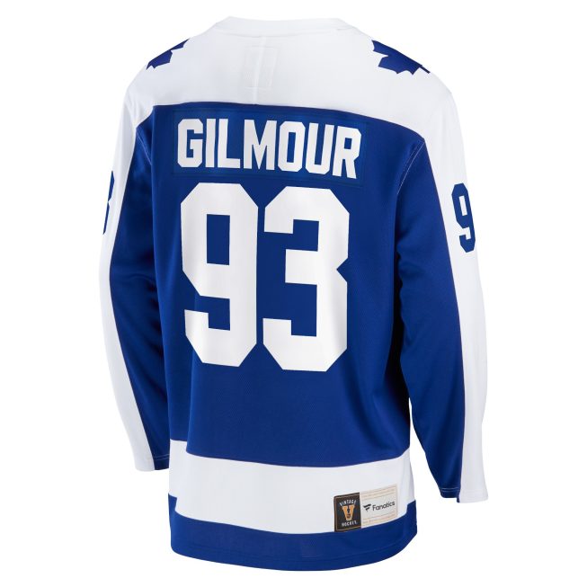 Doug Gilmour Toronto Maple Leafs Fanatics Breakaway Retired Player Jersey - Blue - Image 3
