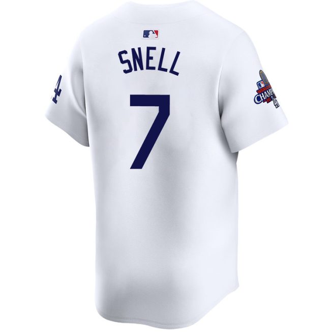 Blake Snell Los Angeles Dodgers Home Limited World Series Champions Jersey - Image 2
