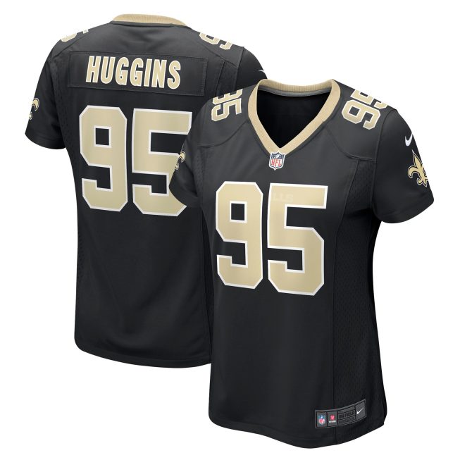 Albert Huggins New Orleans Saints Women's Player Game Jersey - Black