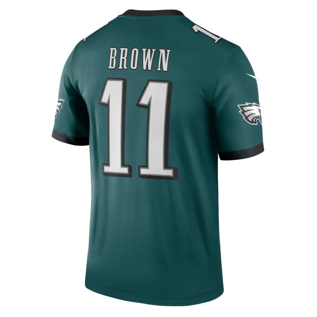 A.J. Brown Philadelphia Eagles Legend Jersey - Midnight Green - Image 3