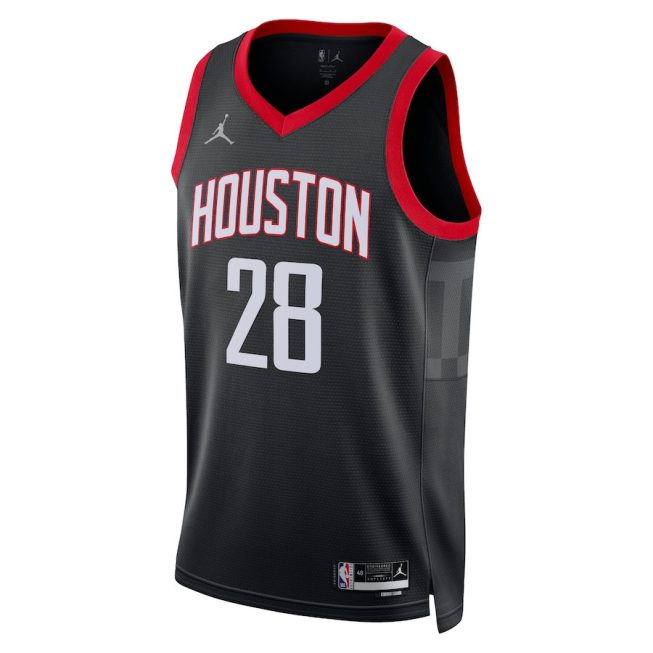 Alperen Sengun 28 Houston Rockets 2023/24 Statement Edition Swingman Jersey - Black - Image 2