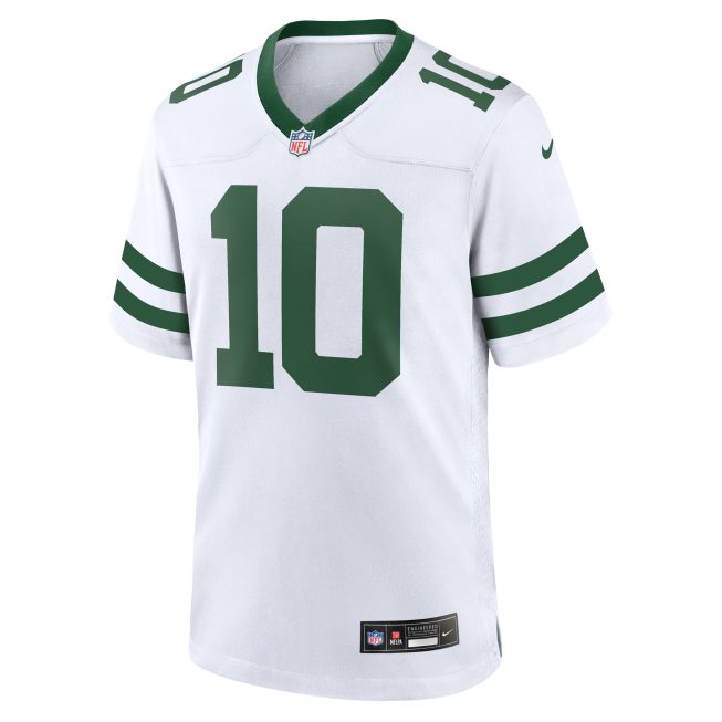 Allen Lazard New York Jets Legacy Player Game Jersey - White - Image 2
