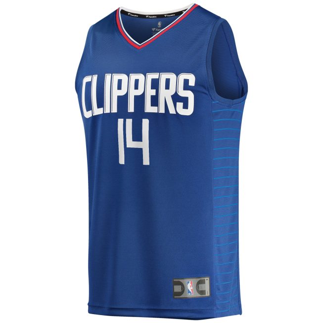 Terance Mann LA Clippers Fanatics Youth Fast Break Player Jersey - Icon Edition - Royal - Image 2