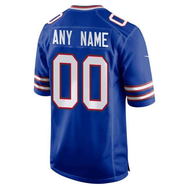 Buffalo Bills 2023 Playoffs Iconic Game Men Custom Jersey - Royal - Image 3