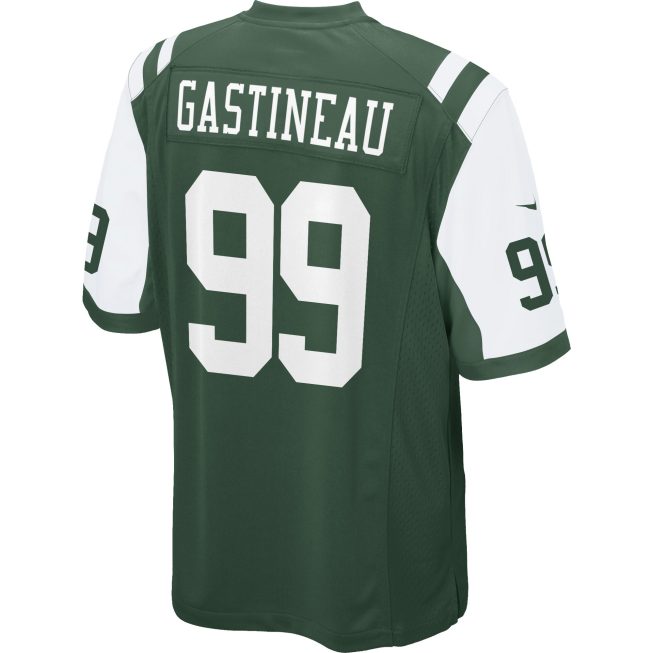 Mark Gastineau New York Jets Retired Player Game Jersey - Green - Image 3
