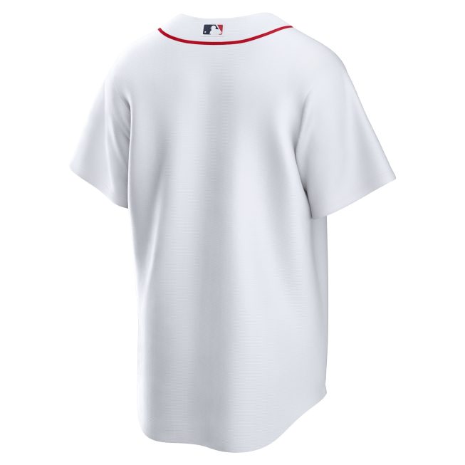 Boston Red Sox Home Replica Team Jersey - White - Image 3