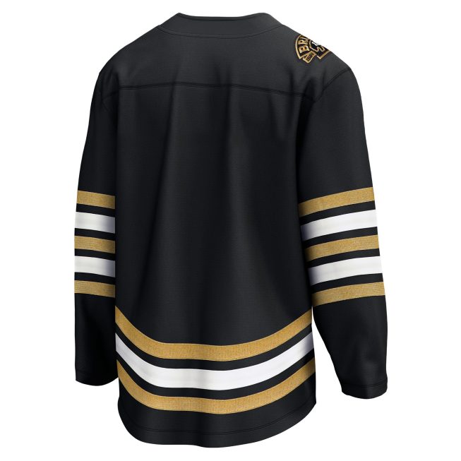 Boston Bruins Fanatics 100th Anniversary Premier Breakaway Jersey - Black - Image 3