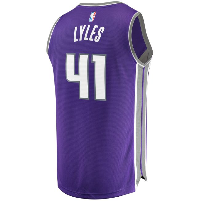 Trey Lyles Sacramento Kings Fanatics Fast Break Replica Jersey - Icon Edition - Purple - Image 3