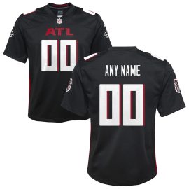Atlanta Falcons Youth Custom Game Jersey - Black