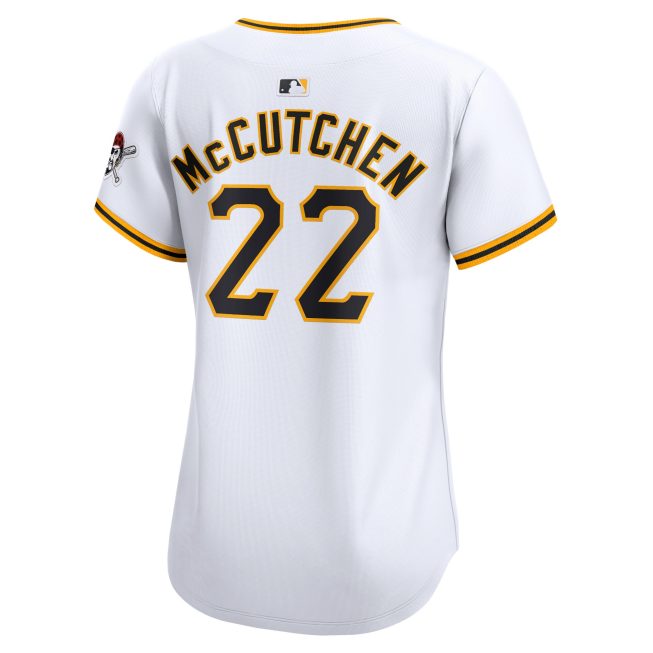 Andrew McCutchen Pittsburgh Pirates Women's Home Limited Player Jersey - White - Image 3