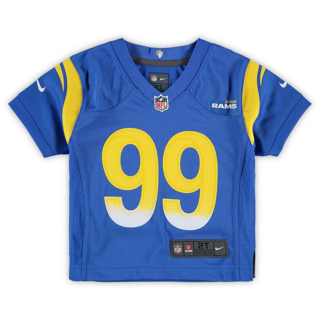 Aaron Donald Los Angeles Rams Toddler Game Jersey - Royal - Image 2