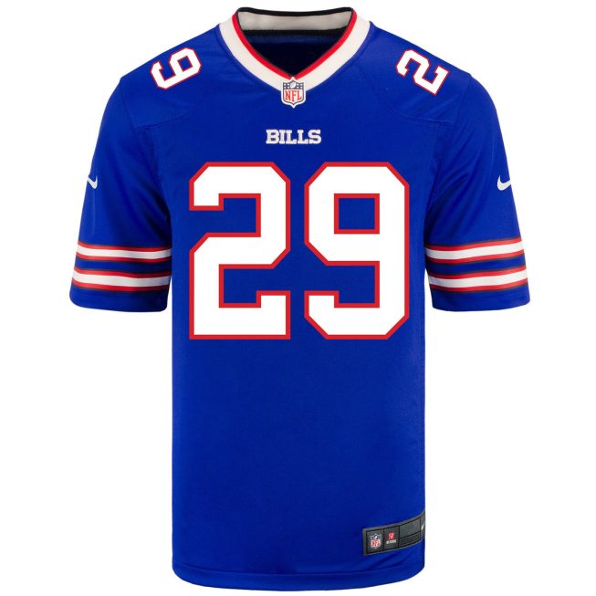 Alex Austin 29 Buffalo Bills Men Home Game Jersey - Royal - Image 2
