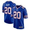 Taylor Rapp Buffalo Bills Game Jersey - Royal