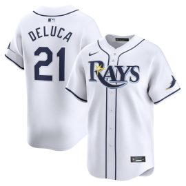 Jonny DeLuca Tampa Bay Rays Home Limited Player Jersey - White