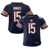 Rome Odunze 15 Chicago Bears 2024 Draft First Round Pick Player Game YOUTH Jersey - Navy