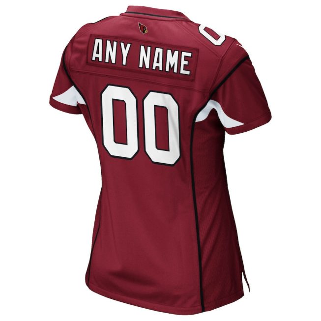 Arizona Cardinals Women Custom Game Jersey - Cardinal - Image 3