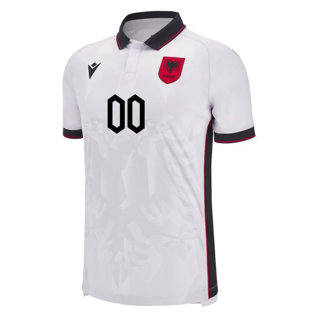 Albania National Team 2024/25 Custom Away Men Jersey - White - Image 2