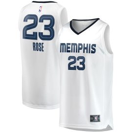Derrick Rose Memphis Grizzlies Fanatics Men's Fast Break Player Jersey - Association Edition - White