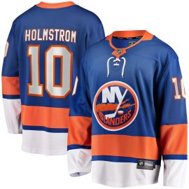 Simon Holmstrom New York Islanders Fanatics Home Premier Breakaway Player Jersey - Blue