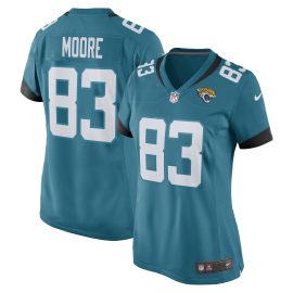 Jaylon Moore Jacksonville Jaguars Women's Game Player Jersey - Teal