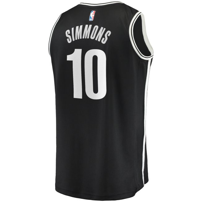 Ben Simmons Brooklyn Nets Fanatics Youth Fast Break Replica Player Jersey Black - Icon Edition - Image 3
