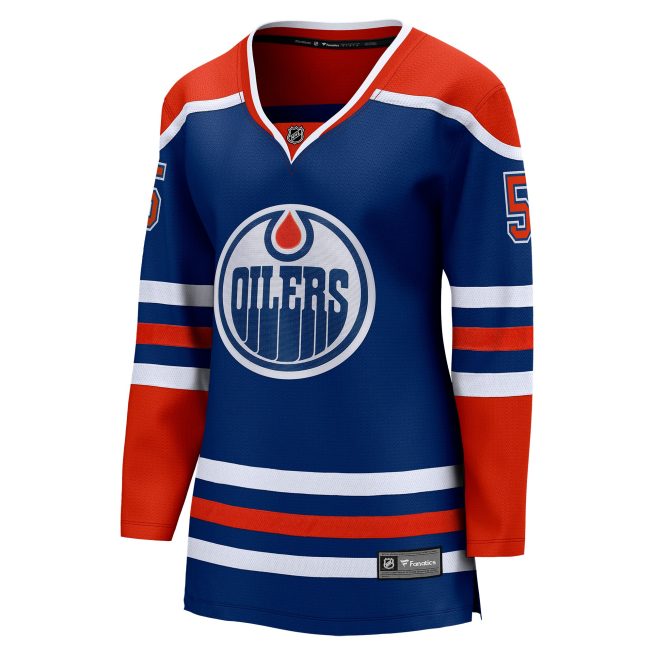 Cody Ceci Edmonton Oilers Fanatics Women's Home Breakaway Player Jersey - Royal - Image 2